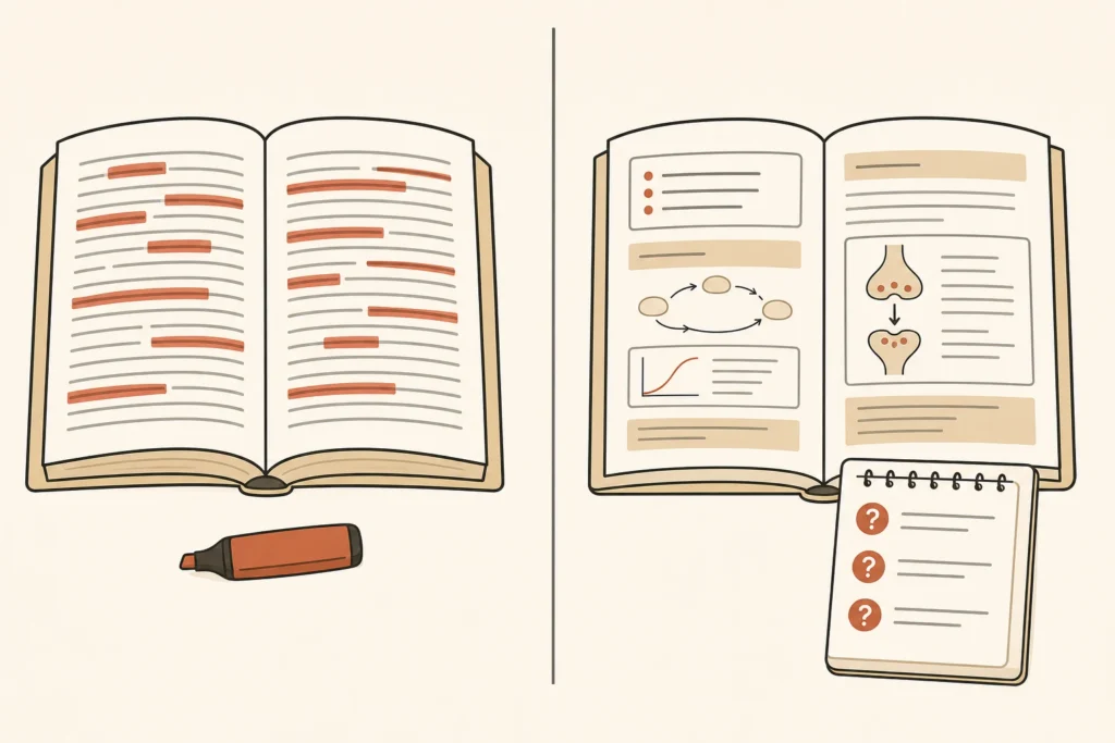 Simple visual explaining For a textbook, build questions around concepts and processes.
