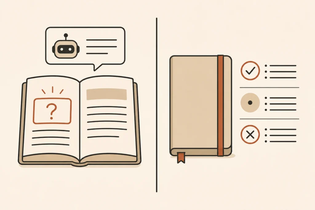 Simple visual explaining Protect the skills you’ll need when AI is unavailable.